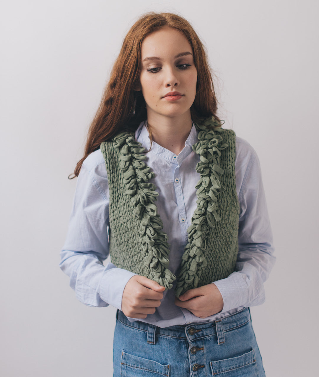 KNITTING KIT BLOOMY VEST