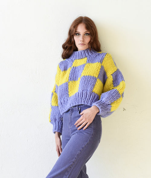 Load image 1 in gallery view. KNITTING KIT BRUNA SWEATER