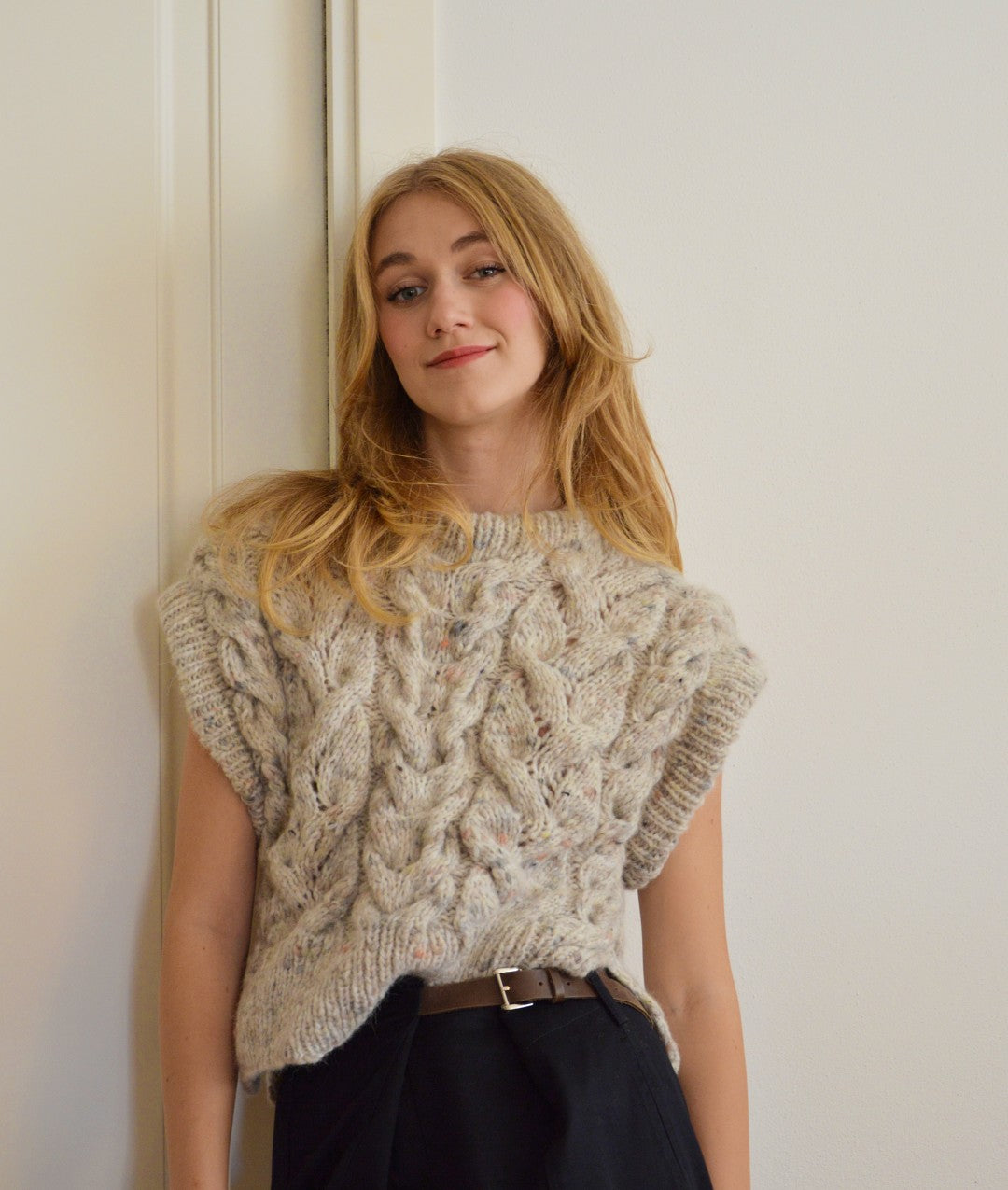 KNITTING KIT CABLE DREAM VEST