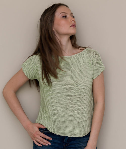 Load image 1 in gallery view. KNITTING KIT CAMILLE T-SHIRT