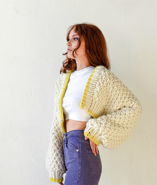 Load image 1 in gallery view. KNITTING KIT CELESTE CARDIGAN
