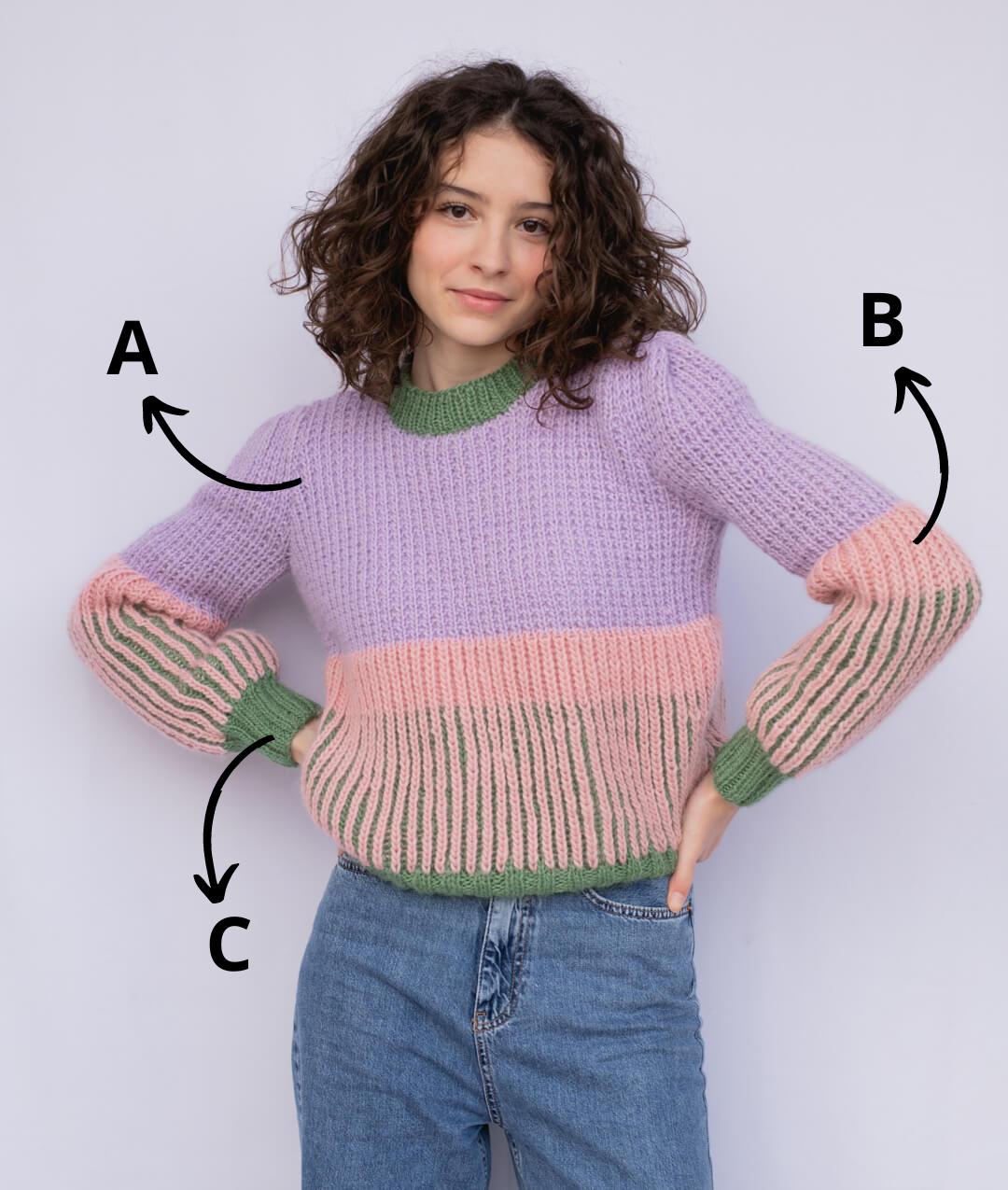 KNITTING KIT CHARLOTTE SWEATER
