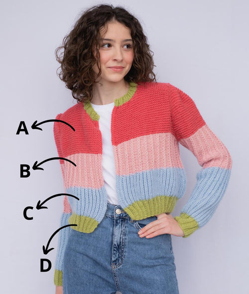 Load image 1 in gallery view. KNITTING KIT MAISIE CARDIGAN
