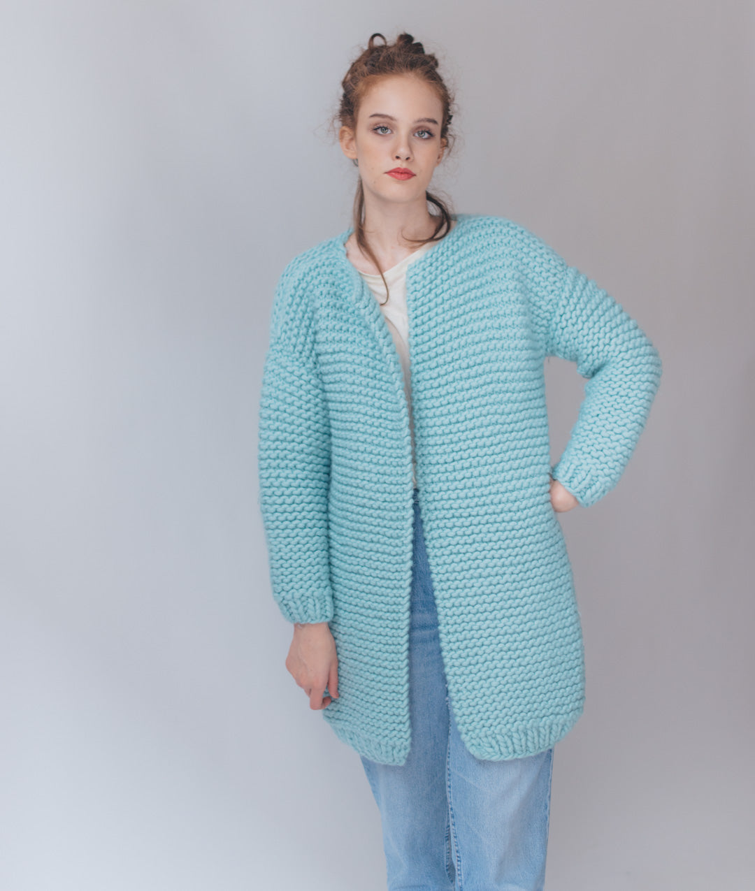 Cindy Cardigan – Kit Maglia Facile in Cool Wool – BettaKnit