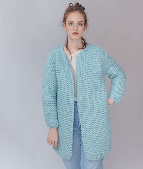 Load image 1 in gallery view. KNITTING KIT CINDY CARDIGAN