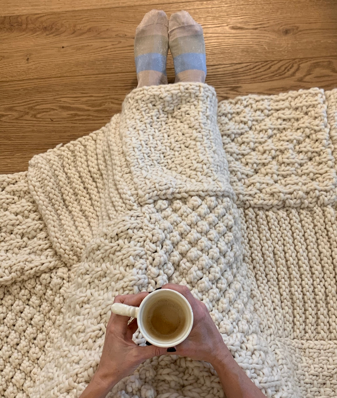 KNITTING KIT DAILY CONFORT BLANKET