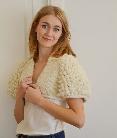 Load image 1 in gallery view. KNITTING KIT FIONA BOLERO