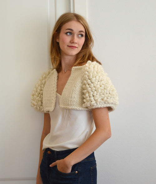 Load image 1 in gallery view. KNITTING KIT FIONA BOLERO