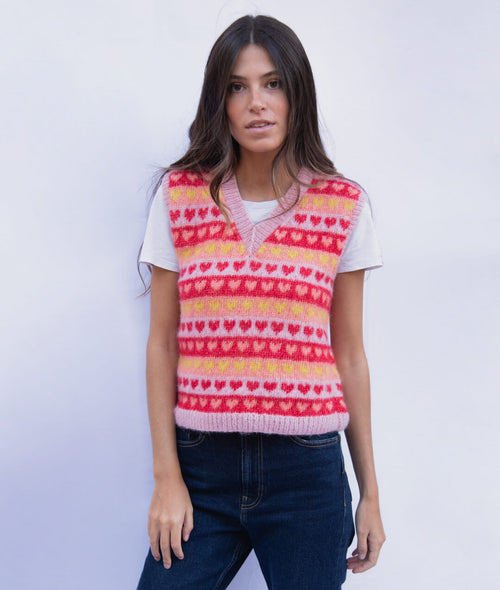 Load image 1 in gallery view. KNITTING KIT GIDDY VEST