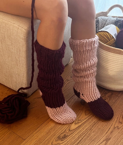 Load image 1 in gallery view. KNITTING KIT GOOD MORNING SOCKS by Sosami