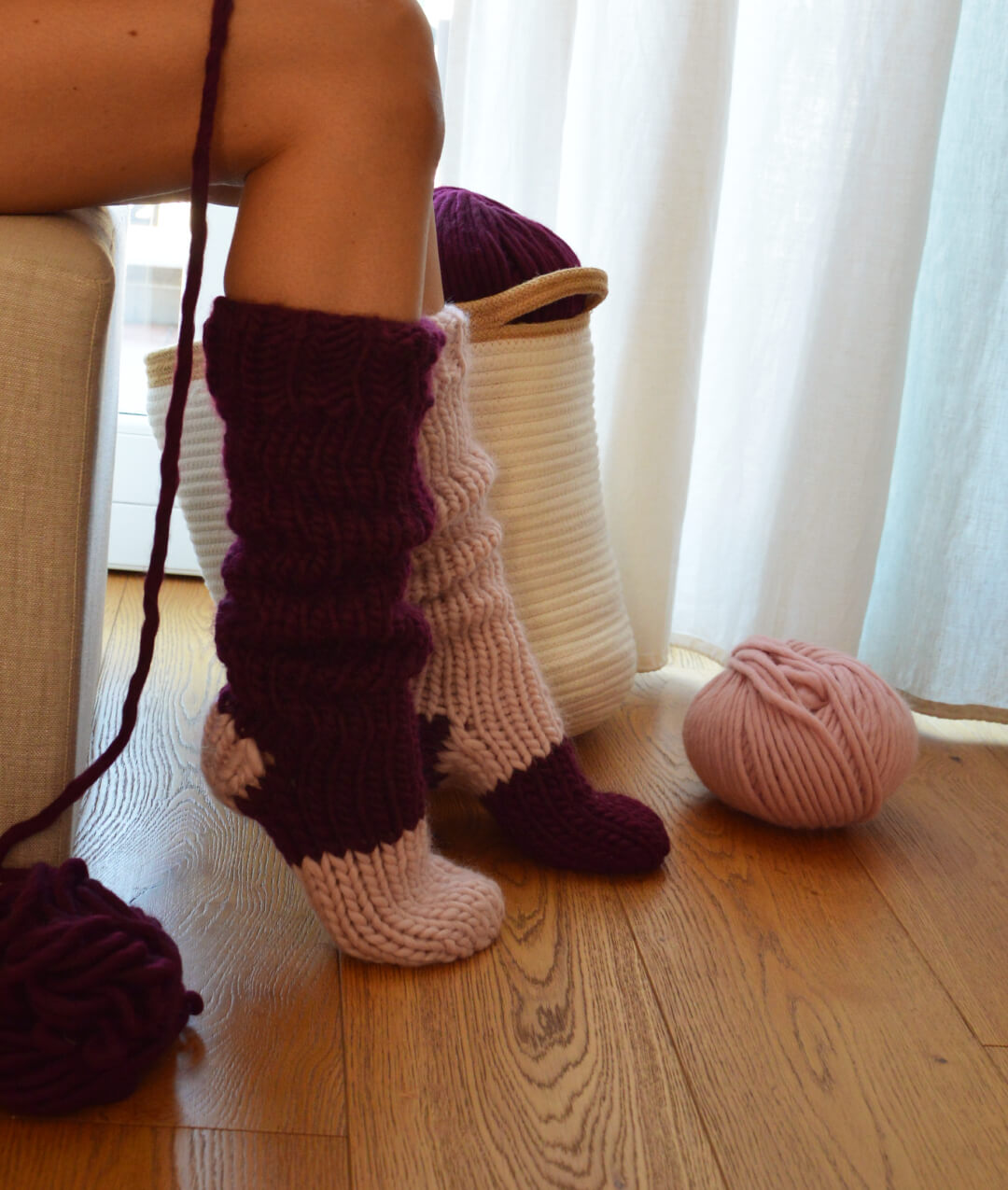 KNITTING KIT GOOD MORNING SOCKS by Sosami