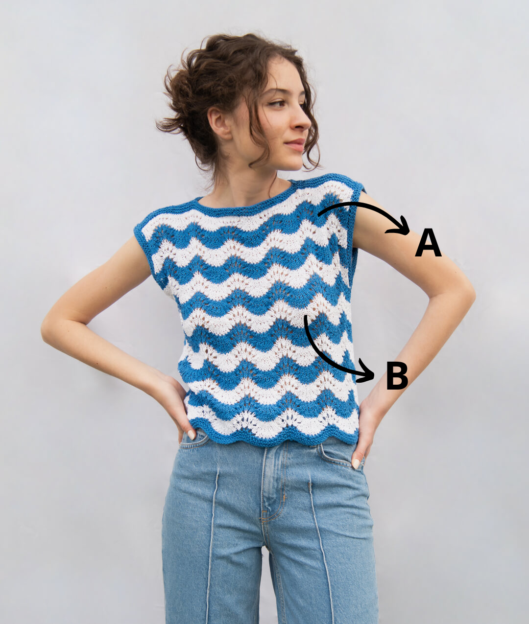 KNITTING KIT HOLLY TOP