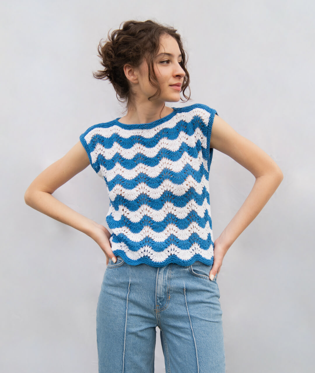 KNITTING KIT HOLLY TOP