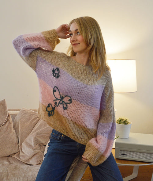 Load image 1 in gallery view. KNITTING KIT ILARIA PULL