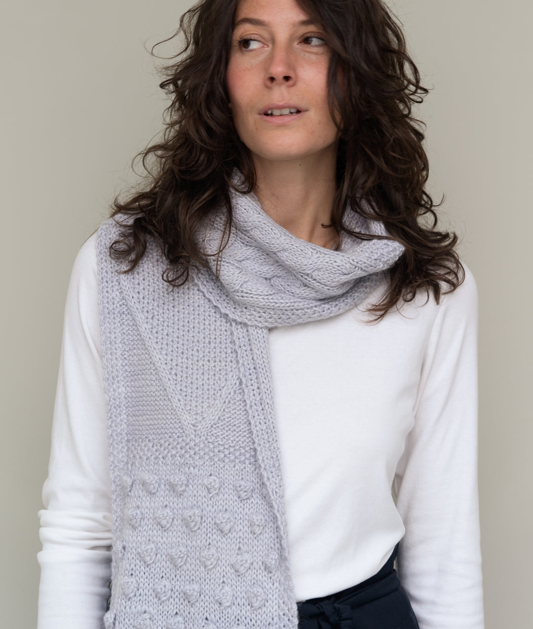 KNITTING KIT LOVE GRAMMAR SCARF