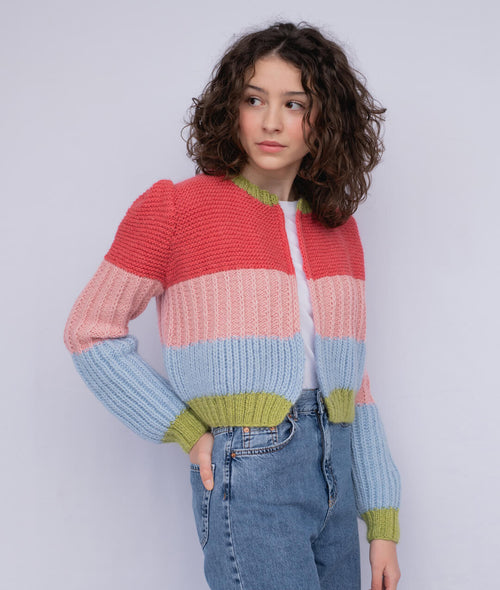 Load image 1 in gallery view. KNITTING KIT MAISIE CARDIGAN