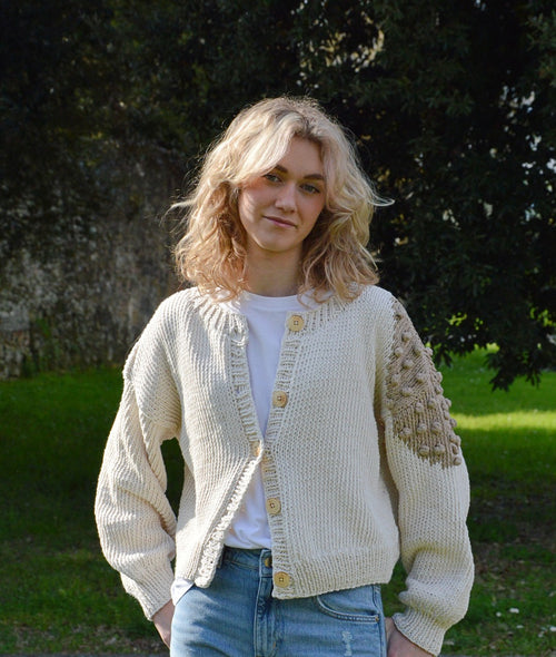 Load image 1 in gallery view. KNITTING KIT MERYL CARDIGAN