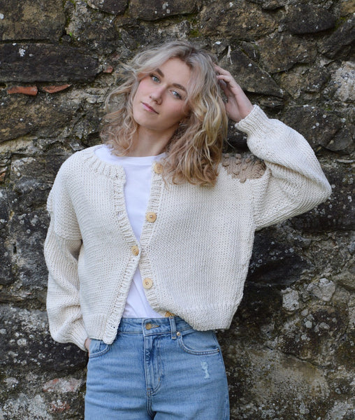 Meryl Cardigan Knitting Kit | Intermediate Boxy Cardigan in Prato