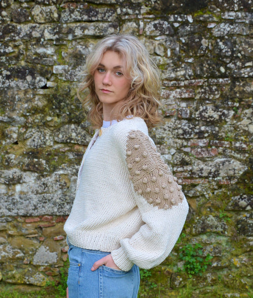 Load image 1 in gallery view. KNITTING KIT MERYL CARDIGAN
