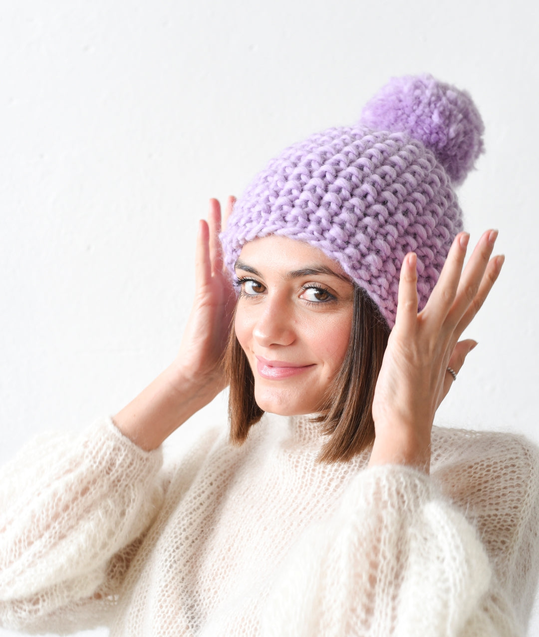 KNITTING KIT MOSS HAT