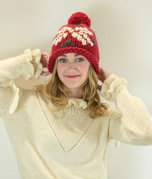 Load image 1 in gallery view. KNITTING KIT MY FIRST XMAS HAT