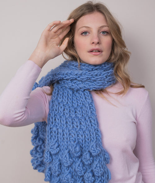 Load image 1 in gallery view. KNITTING KIT NEW BUBBLES SCARF
