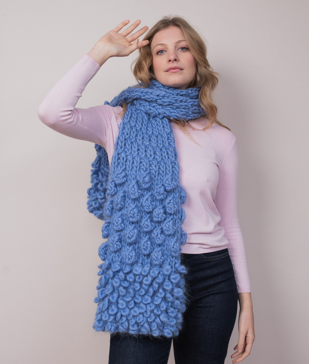 KNITTING KIT NEW BUBBLES SCARF