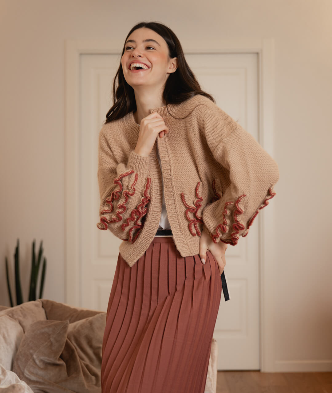 KNITTING KIT ODETTE CARDIGAN