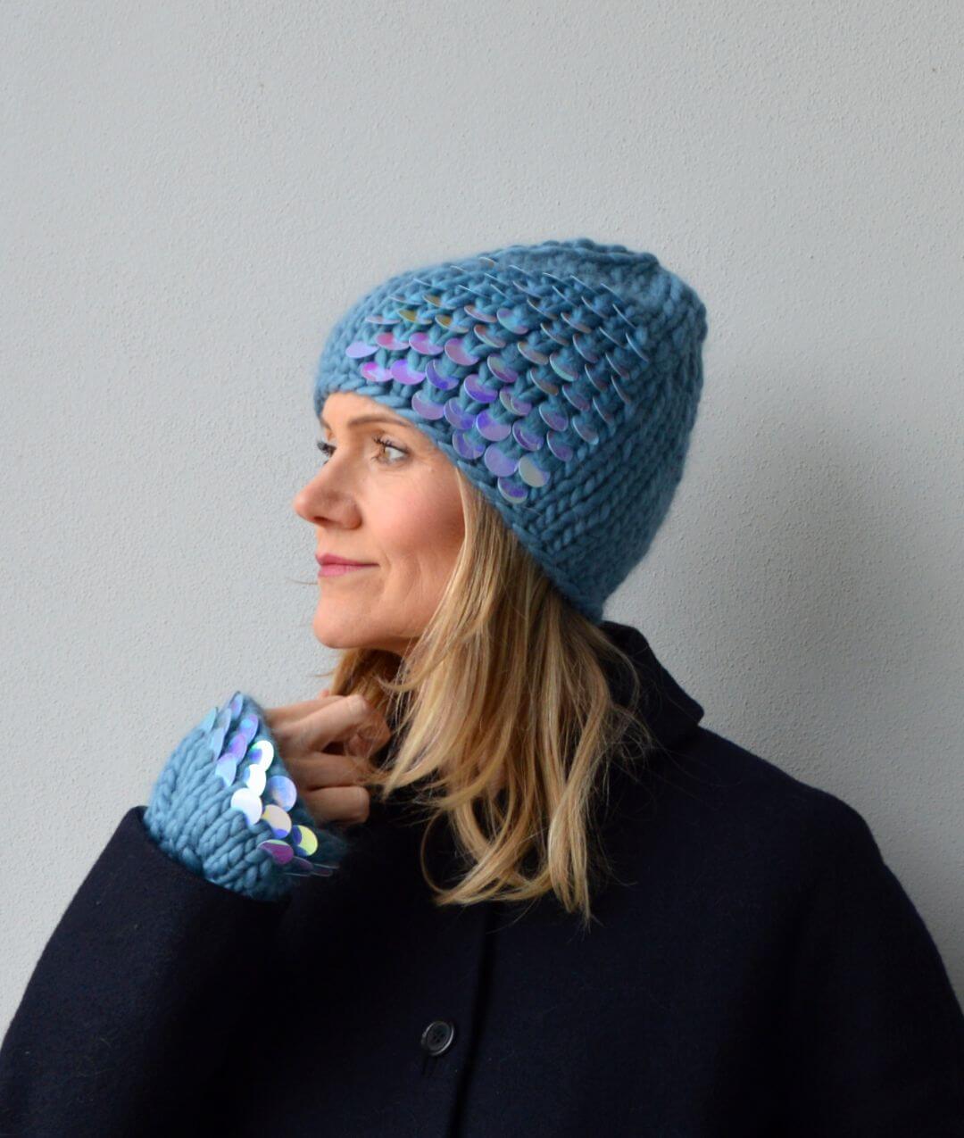 KNITTING KIT OPAL BEANIE