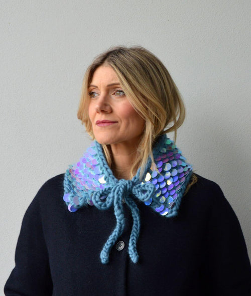 Load image 1 in gallery view. KNITTING KIT OPAL COLLAR