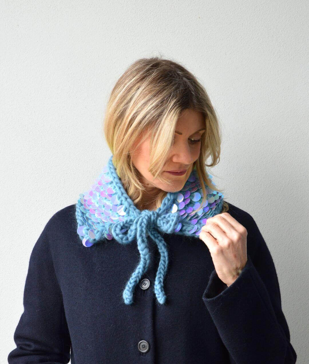 KNITTING KIT OPAL COLLAR