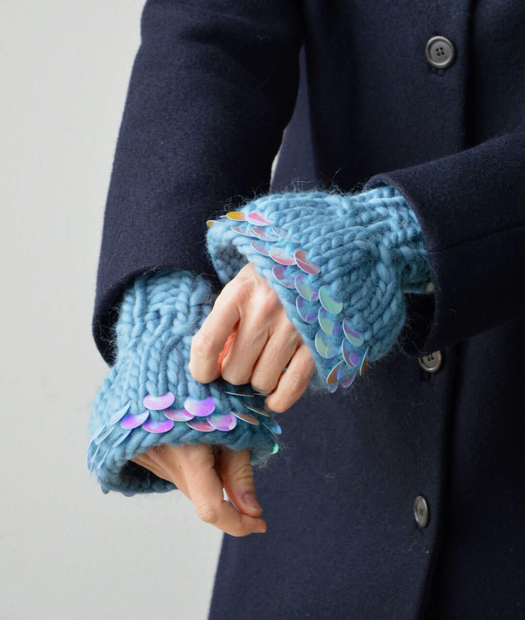 KNITTING KIT OPAL CUFFS