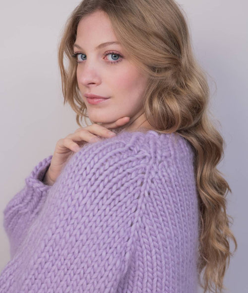Load image 1 in gallery view. KNITTING KIT PICK YOUR COLOR SWEATER