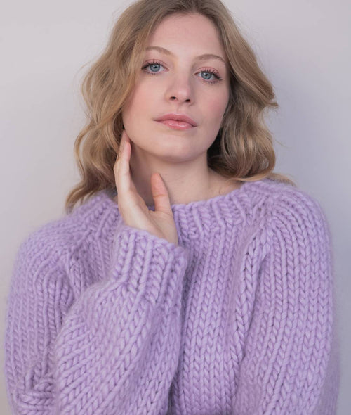 Load image 1 in gallery view. KNITTING KIT PICK YOUR COLOR SWEATER