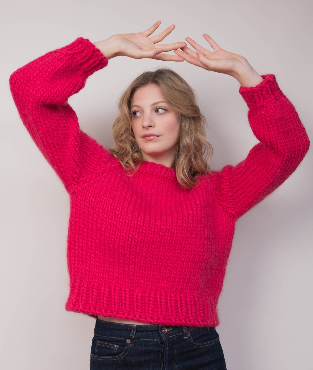 KNITTING KIT PICK YOUR COLOR SWEATER