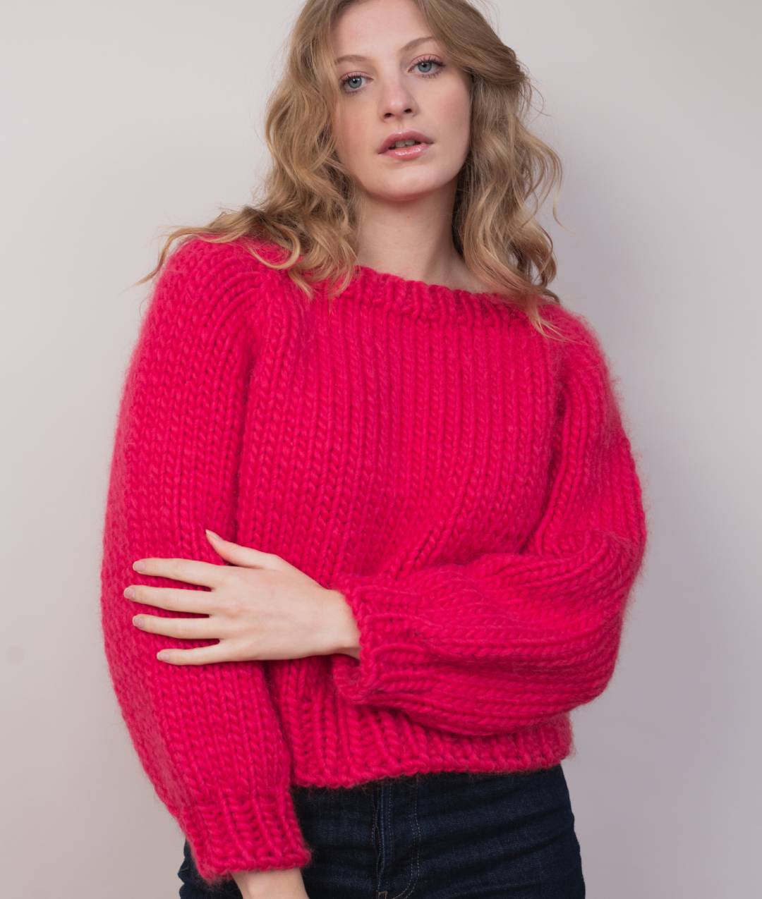 KNITTING KIT PICK YOUR COLOR SWEATER