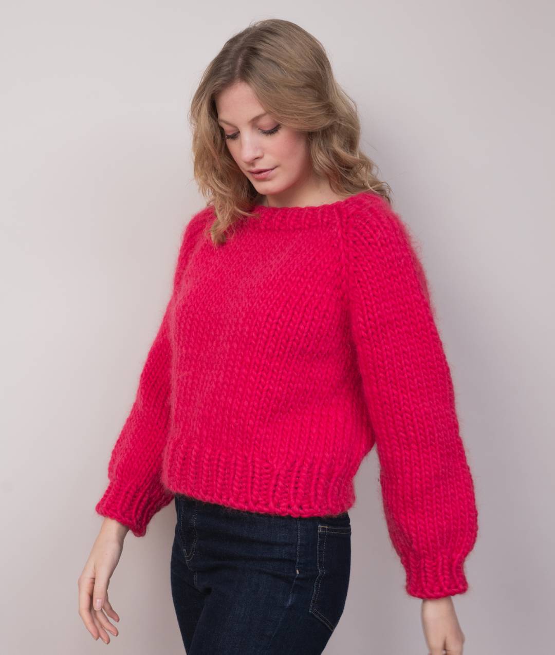 KNITTING KIT PICK YOUR COLOR SWEATER