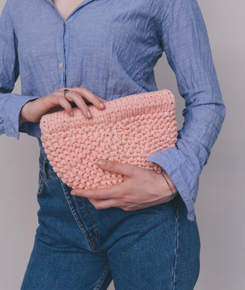 Load image 1 in gallery view. KNITTING KIT PRIMROSE CLUTCH