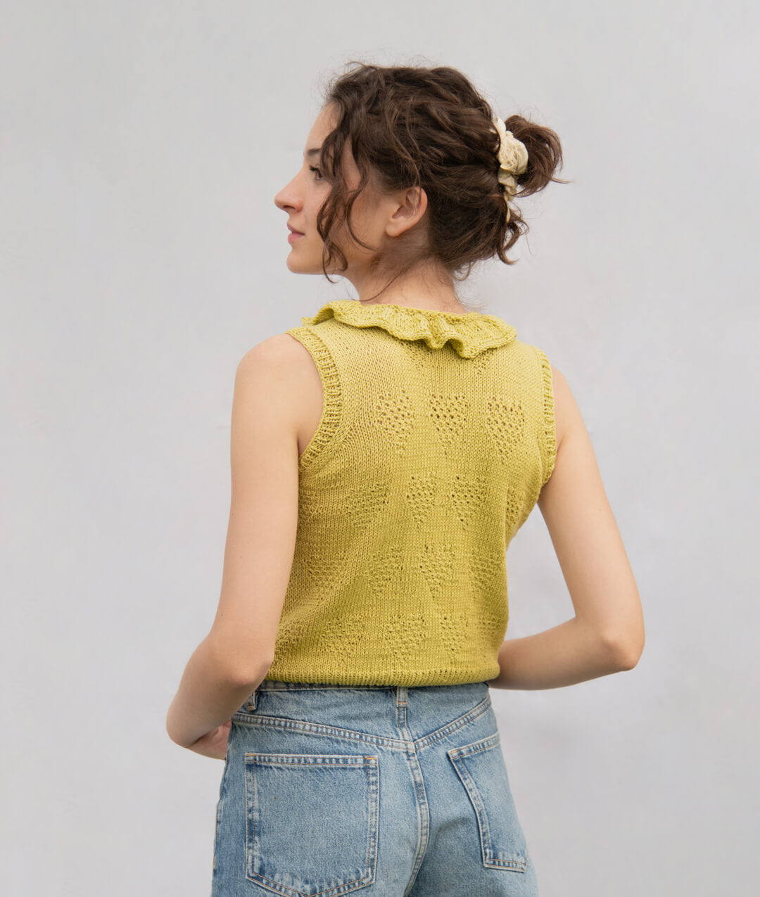 KNITTING KIT QUEEN OF HEARTS TOP