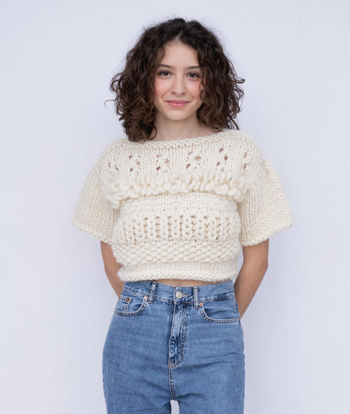 Load image 1 in gallery view. KNITTING KIT SAMPLER PULL