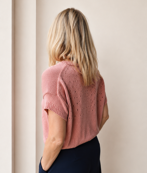 Load image 1 in gallery view. KNITTING KIT SILVIA TEE by Sosami Knit