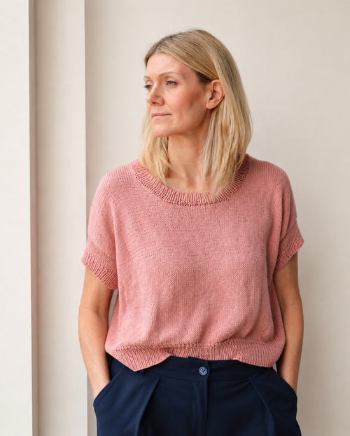 Load image 1 in gallery view. KNITTING KIT SILVIA TEE by Sosami Knit