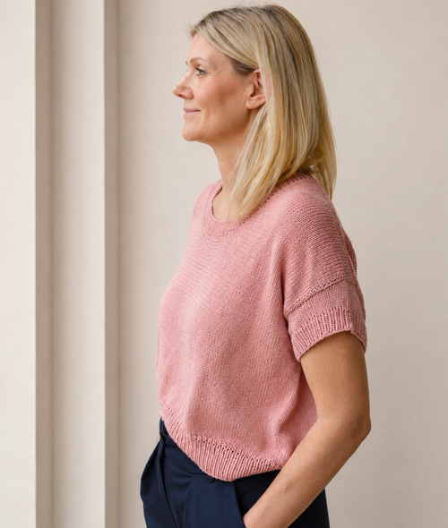 Load image 1 in gallery view. KNITTING KIT SILVIA TEE by Sosami Knit