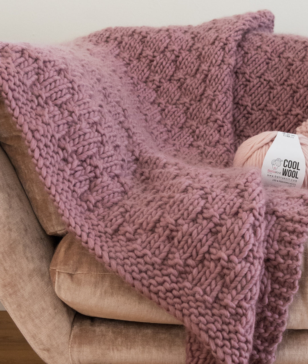 KNITTING KIT SLEEP TIGHT BLANKET