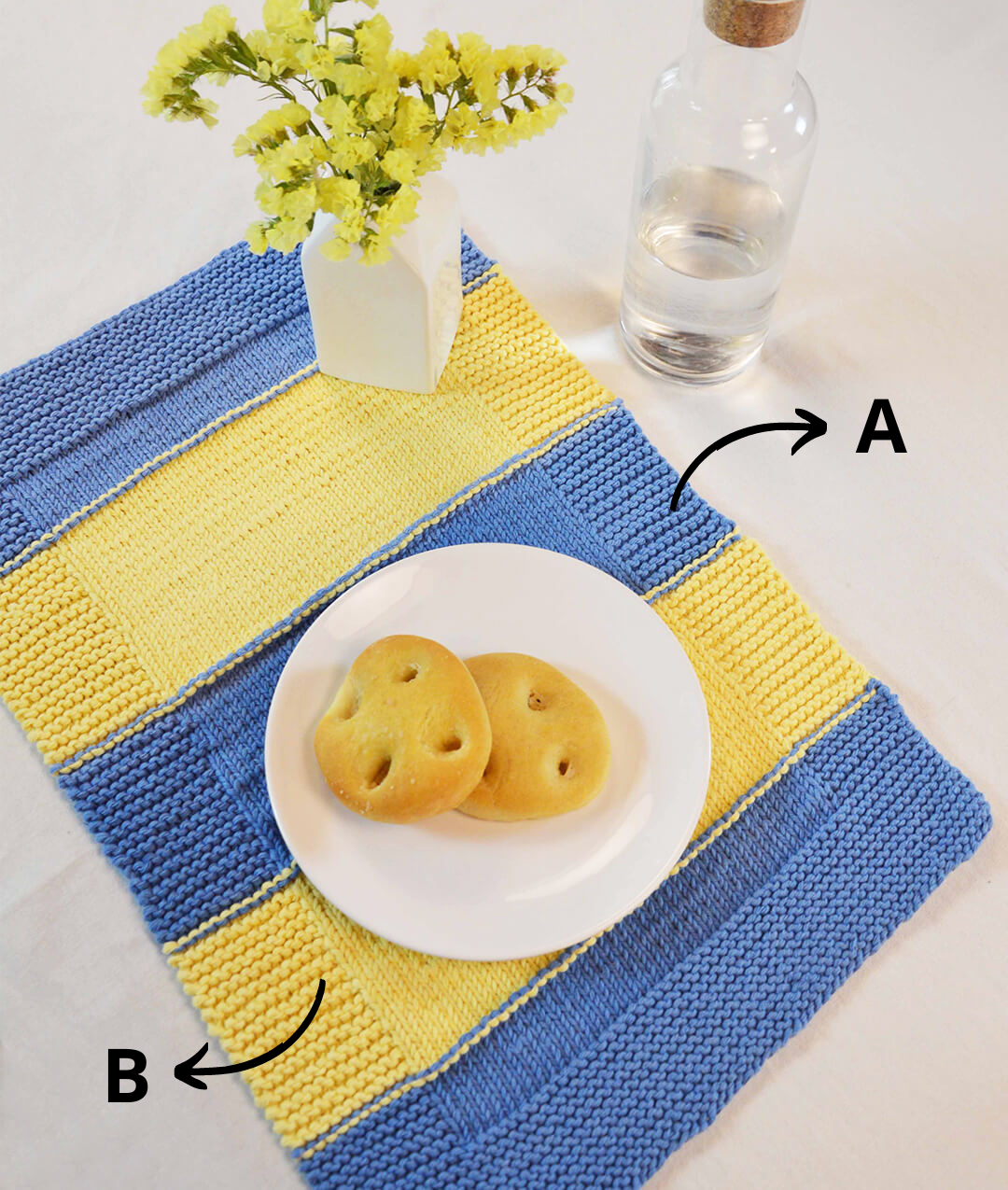 KNITTING KIT SPRING DAY PLACEMATS