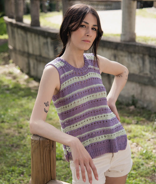 Load image 1 in gallery view. KNITTING KIT SUMMER VIBES TOP