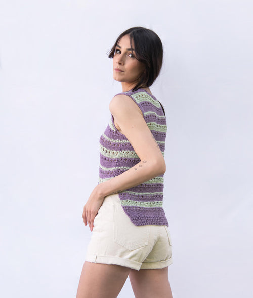 Load image 1 in gallery view. KNITTING KIT SUMMER VIBES TOP