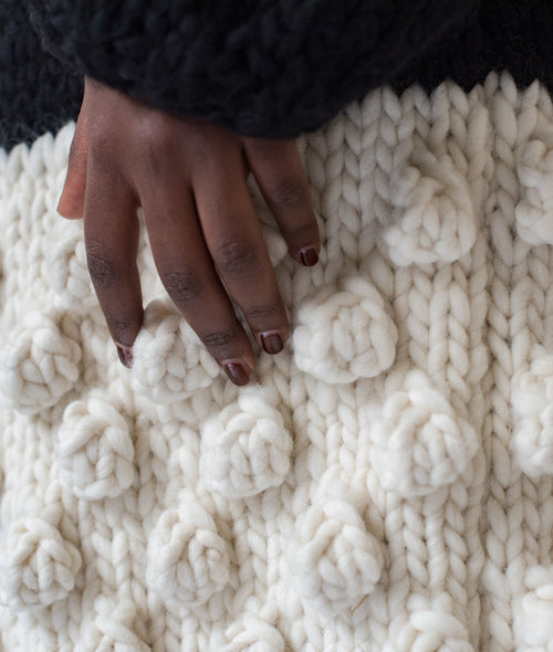Load image 1 in gallery view. KNITTING KIT THE BUBBLES COAT