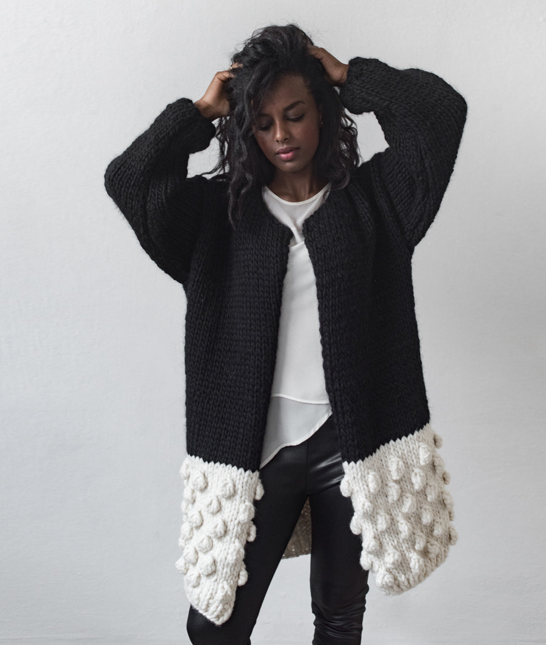 KNITTING KIT THE BUBBLES COAT