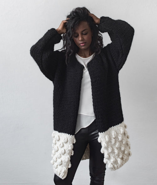 Load image 1 in gallery view. KNITTING KIT THE BUBBLES COAT